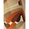 Lampshade Amazonia - H80 D33cm - vintage fabric