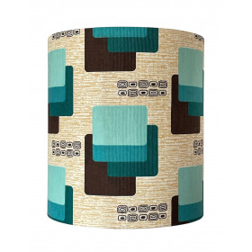 Abat-jour « Maori bleu » H34 D30 -...