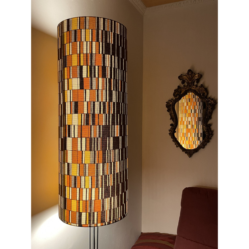 Lampshade Percussion H80 D30cm - 70s fabric