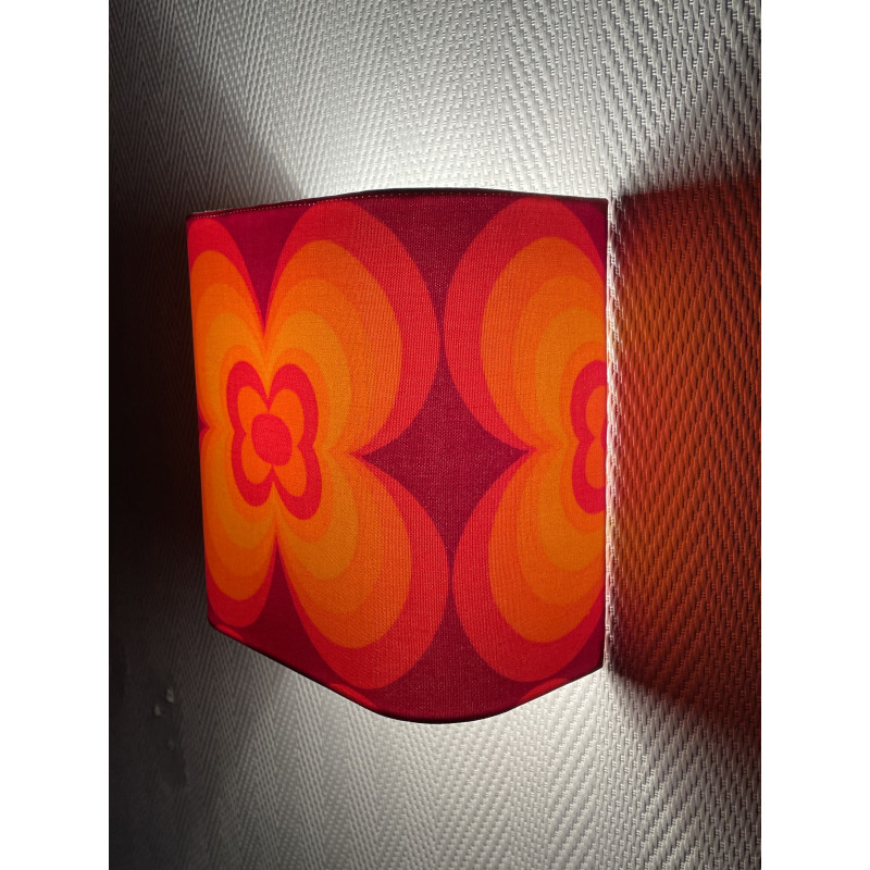 Wall lampshade Lucky  - mid-century fabric