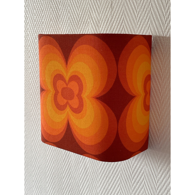 Wall lampshade Lucky  - mid-century fabric