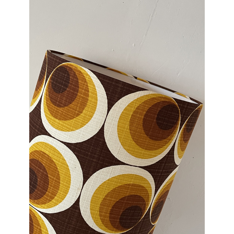 Lampshade Cosmos H75 D30cm - 70s fabric