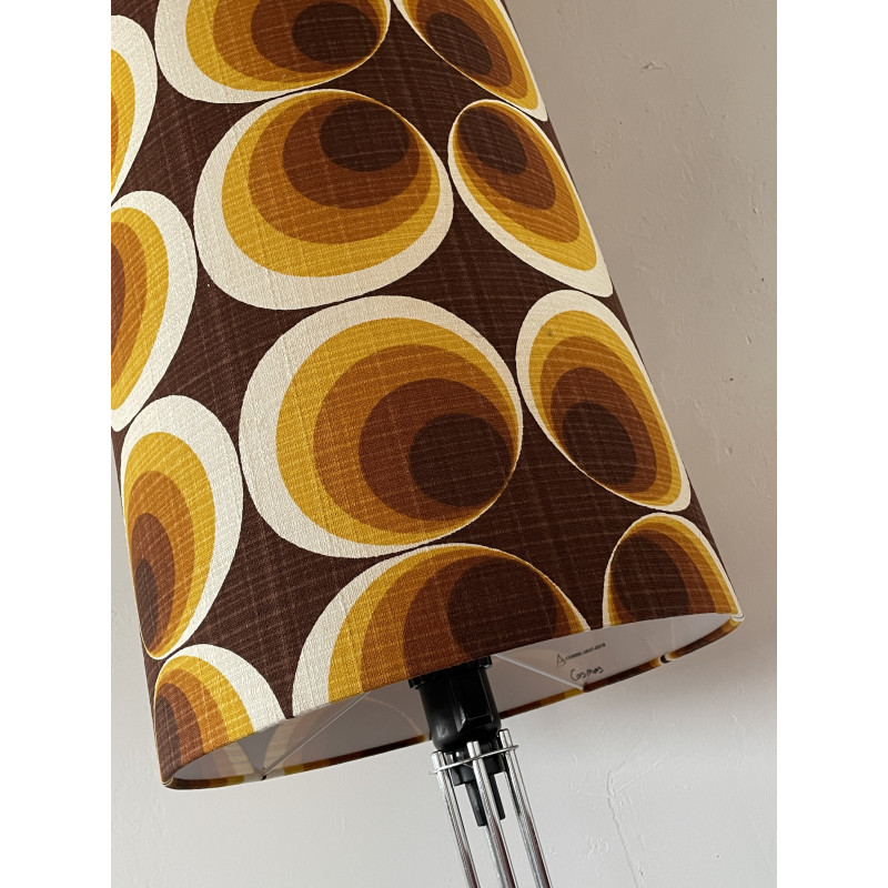 Lampshade Cosmos H75 D30cm - 70s fabric