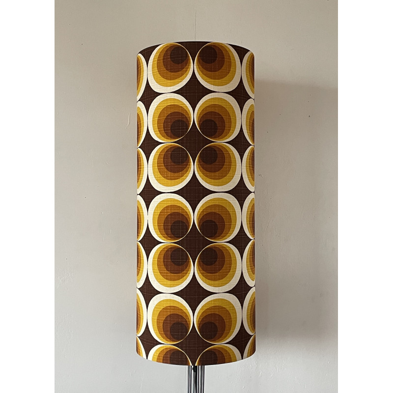 Lampshade Cosmos H75 D30cm - 70s fabric