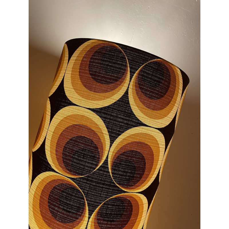 Lampshade Cosmos H75 D30cm - 70s fabric