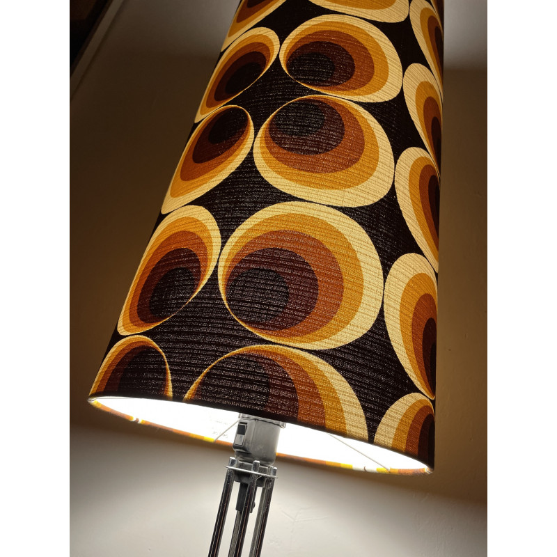 Lampshade Cosmos H75 D30cm - 70s fabric