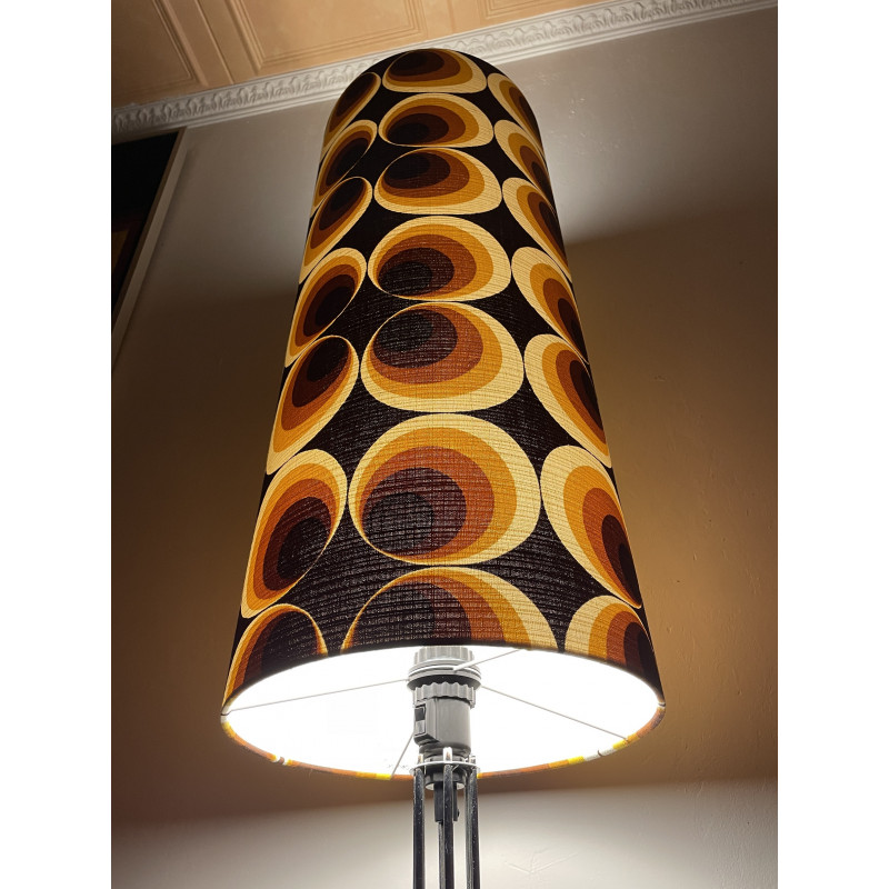 Lampshade Cosmos H75 D30cm - 70s fabric