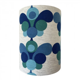 Abat-jour Pascua H45 D35 - tissu vintage