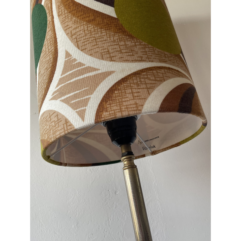 Lampshade Virginie  H40 D20 tissu vintage