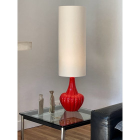 Lampshade light creamy white H75cm D30cm