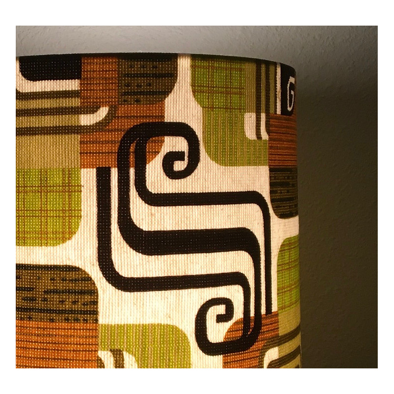 Lampshade Tennessee H30 D40 - 1970's fabric