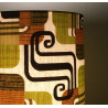 Lampshade Tennessee H30 D40 - 1970's fabric