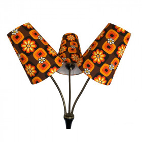Lampshades Paquerettes orange H26 D20...