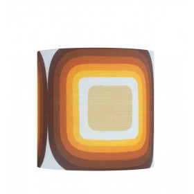 Lampshade Rubix H33cm D33cm - 70s fabric