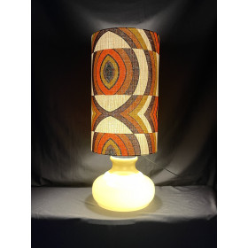 Lampe de meuble opaline beige Parly