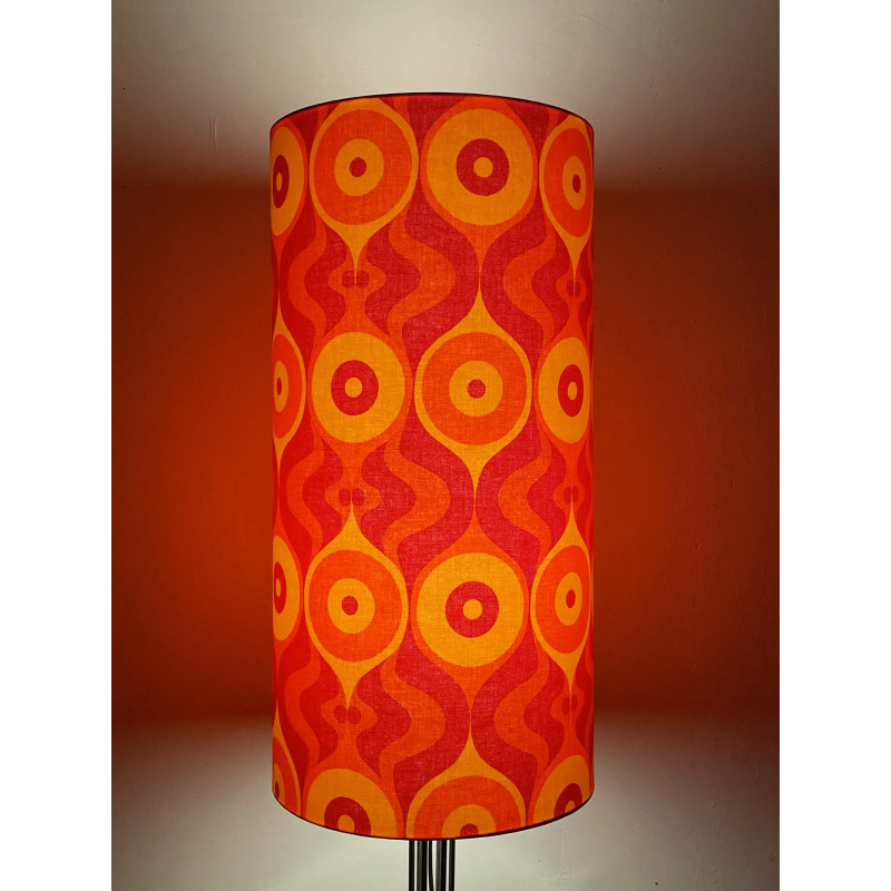 Lampshade Diablotin Diablotin H43 D28 - vintage 70s fabric