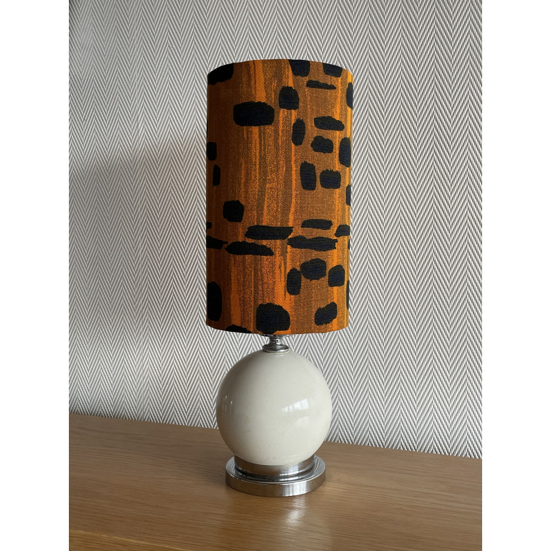 Lampe de chevet diderot - abat-jour Léo 70s