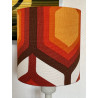Lampe de meuble Eternity - tissu vintage 1970