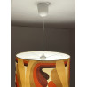Lampshade Amazonia H35 D40 - vintage 70s fabric