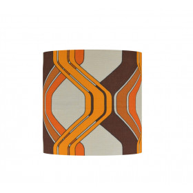Abat-jour Level H30 D30 - tissu 70s