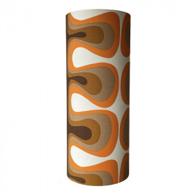 Lampshade Spina H75 D30cm - 70s fabric