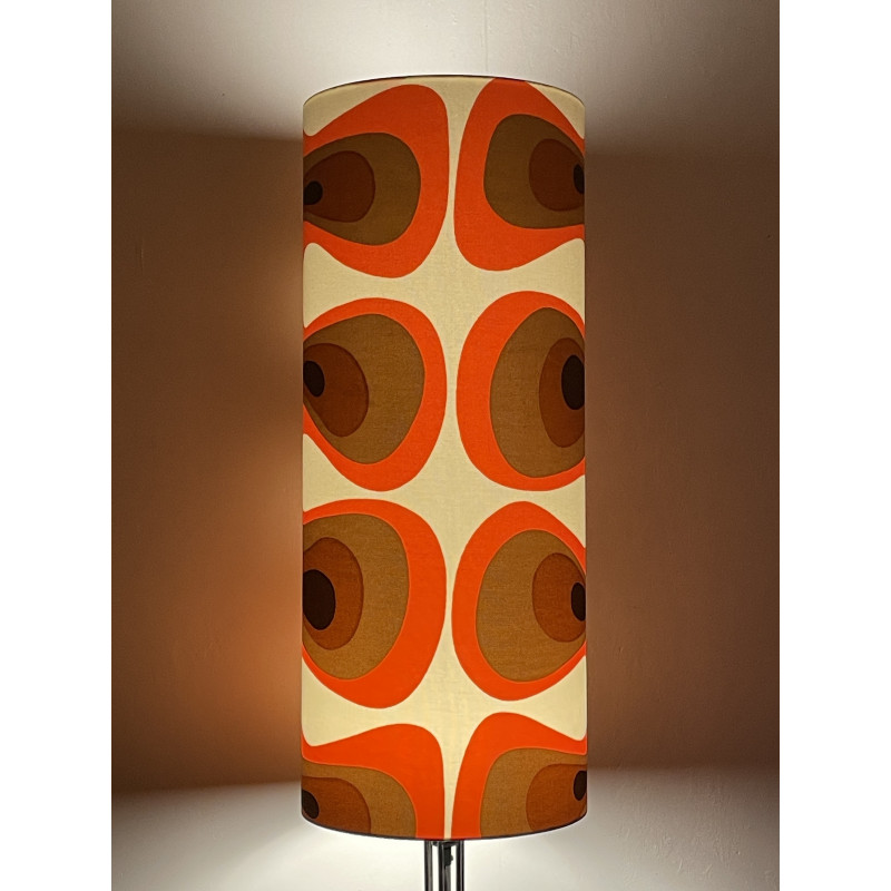 Lampshade Spina H75 D30cm - 70s fabric