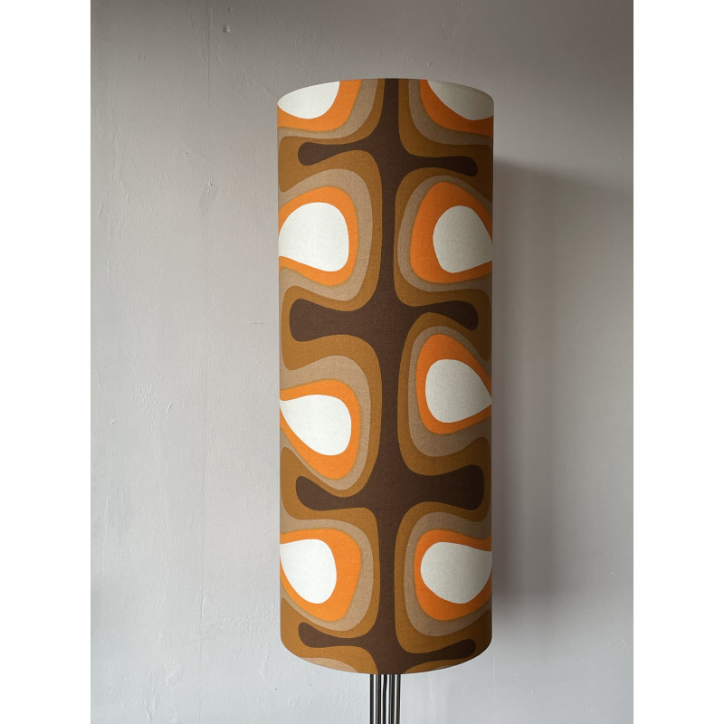 Lampshade Spina H75 D30cm - 70s fabric