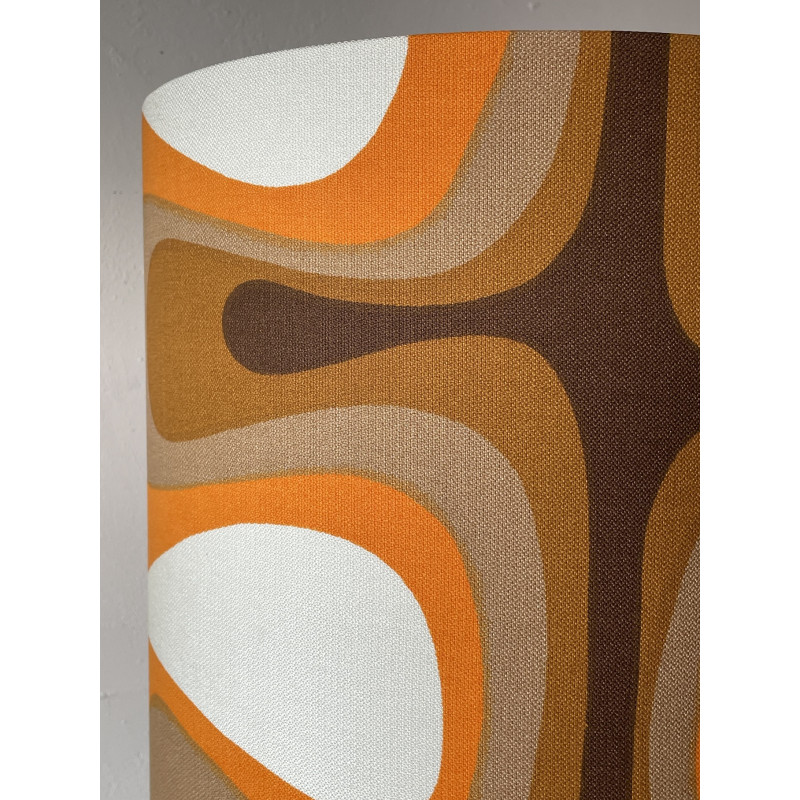 Lampshade Spina H75 D30cm - 70s fabric