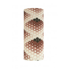 Lampshade Rondo H75 D30cm - 70s fabric