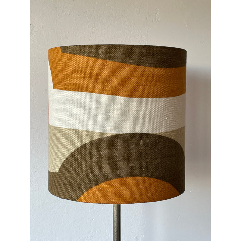 Lampshade Subway H30 D30 - 1970's fabric