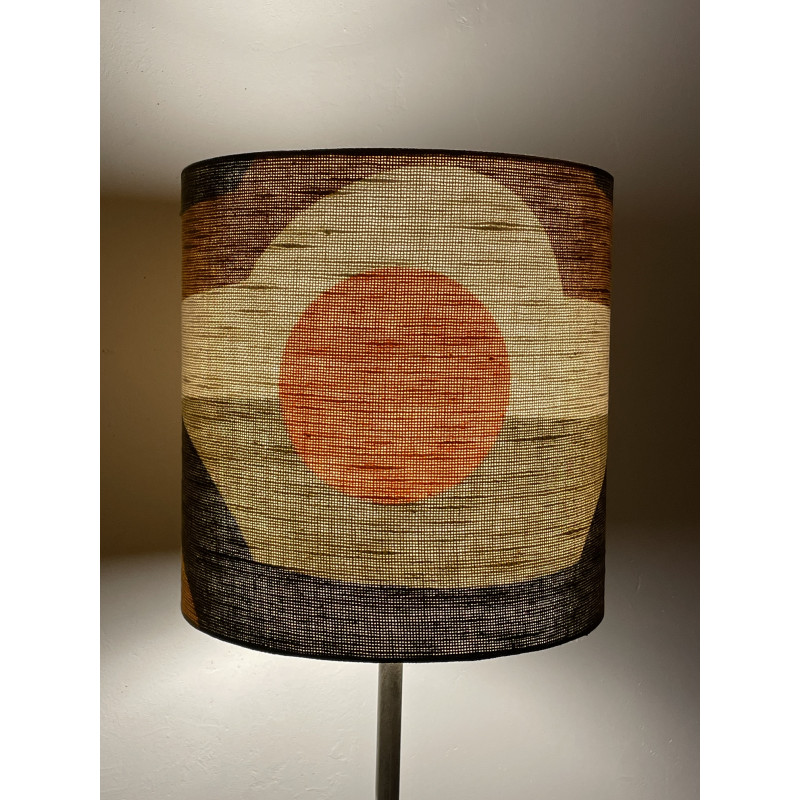 Lampshade Subway H30 D30 - 1970's fabric