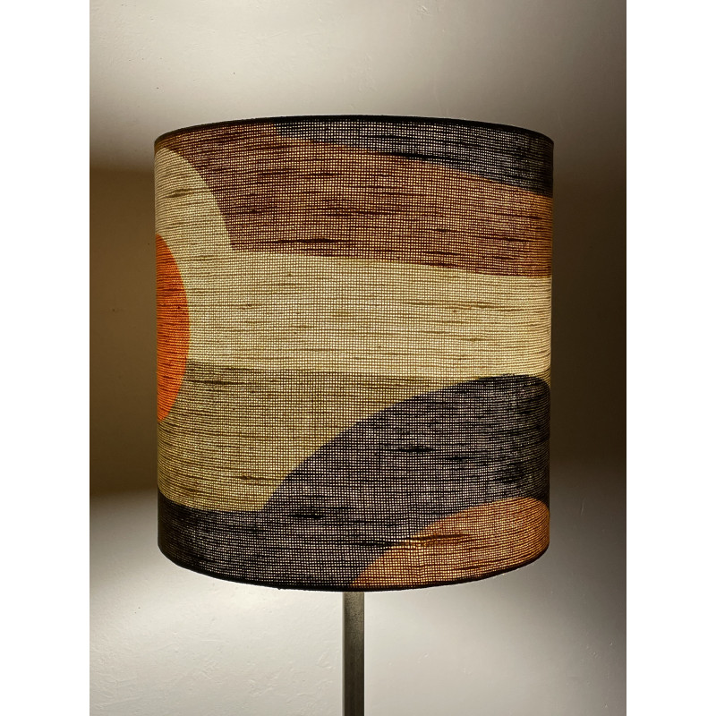 Lampshade Subway H30 D30 - 1970's fabric