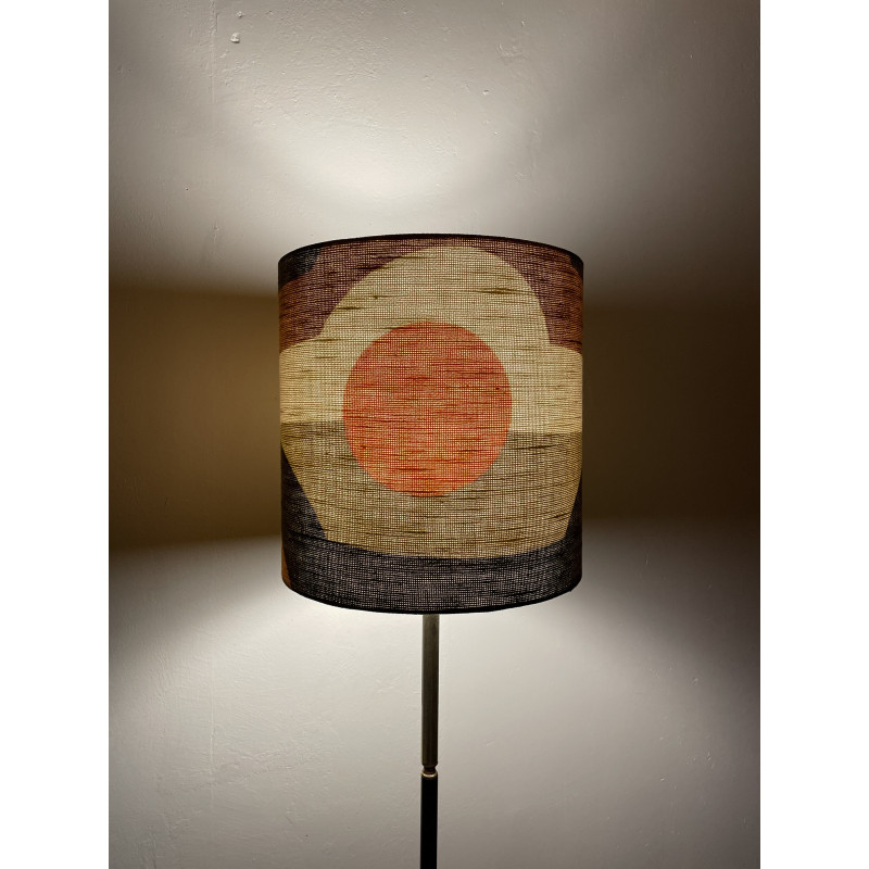 Lampshade Subway H30 D30 - 1970's fabric