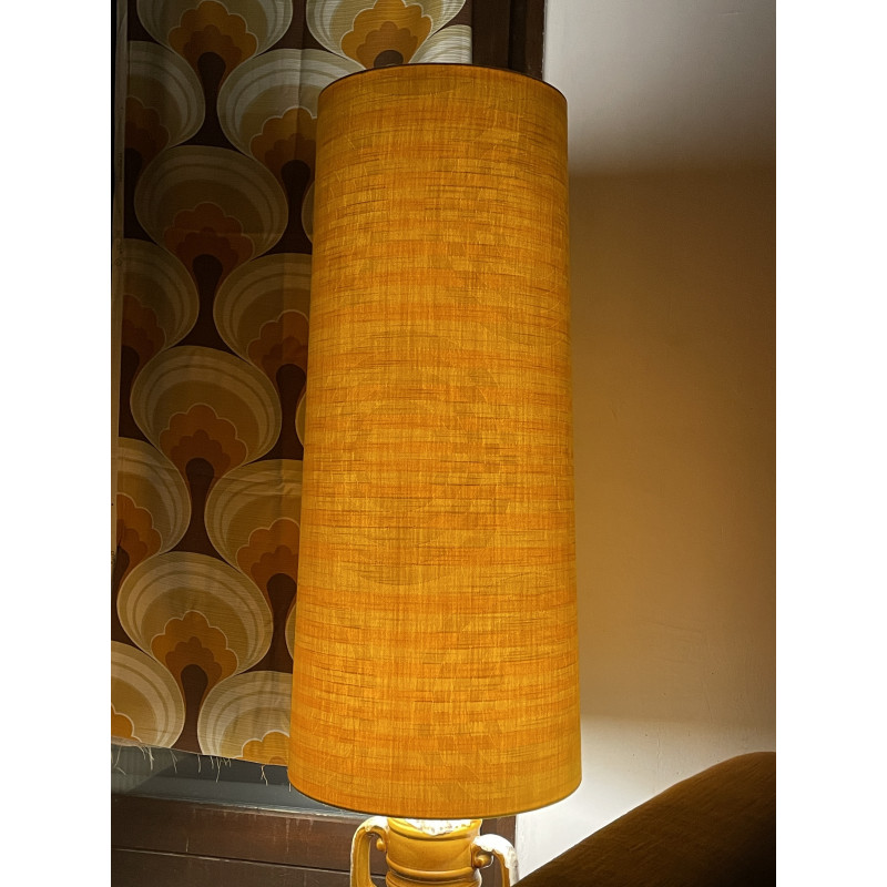 Lampshade Helios  H87cm D35cm D25cm - vintage fabric