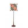 Lampshade Hibiscus H40 D40 - vintage fabric70s