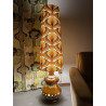 Lampshade Goutty H87 D35 D25 - vintage fabric
