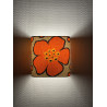 Wall lampshade Sakura - mid-century fabric