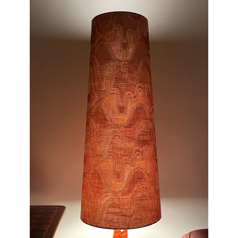 Lampshade Resonance H87cm D35cm D25cm - vintage fabric