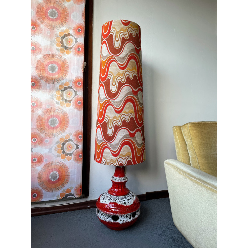 Lampshade Resonance H87cm D35cm D25cm - vintage fabric