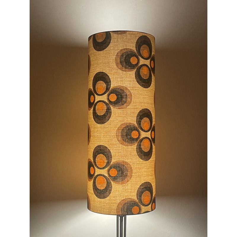 Lampshade Apollo Trèfle beige H68 D30cm - 70s fabric