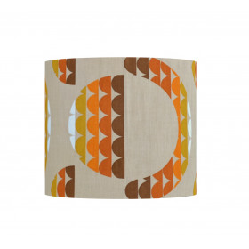 Abat-jour Galaxie H38 D40 - tissu vintage