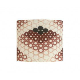 Lampshade Rondo H30 D33 - vintage fabric