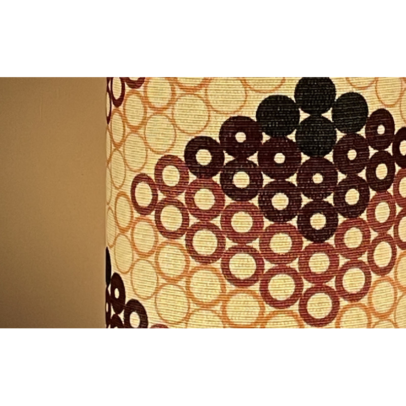 Lampshade Rondo H30 D33 - vintage fabric