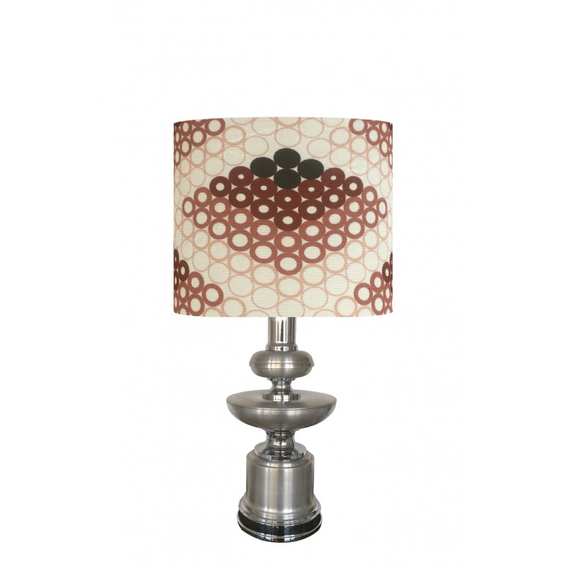 Lampshade Rondo H30 D33 - vintage fabric