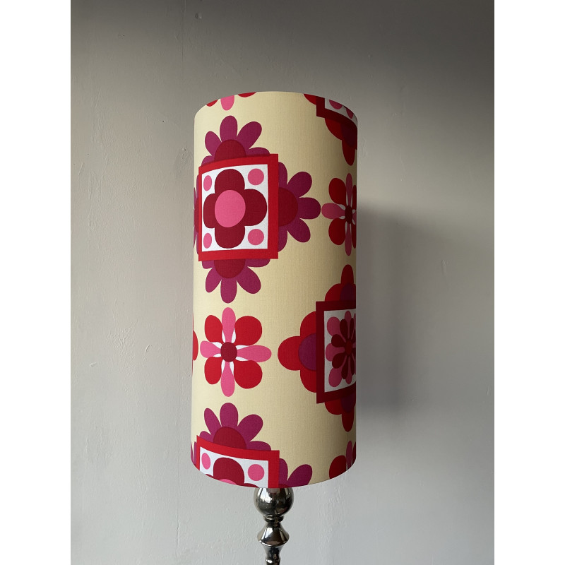 Lampshade Zypern H40cm D20cm - vintage fabric