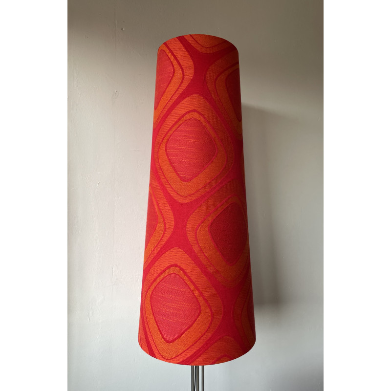 Lampshade Amulette H87cm D35cm D25cm - vintage fabric