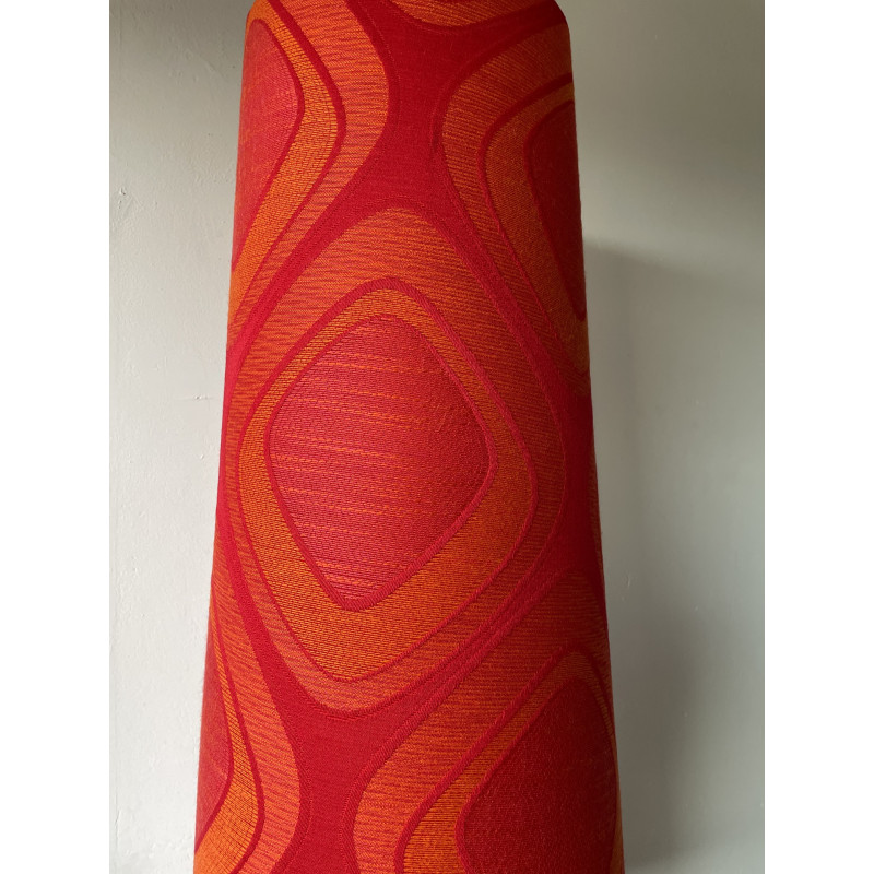 Lampshade Amulette H87cm D35cm D25cm - vintage fabric