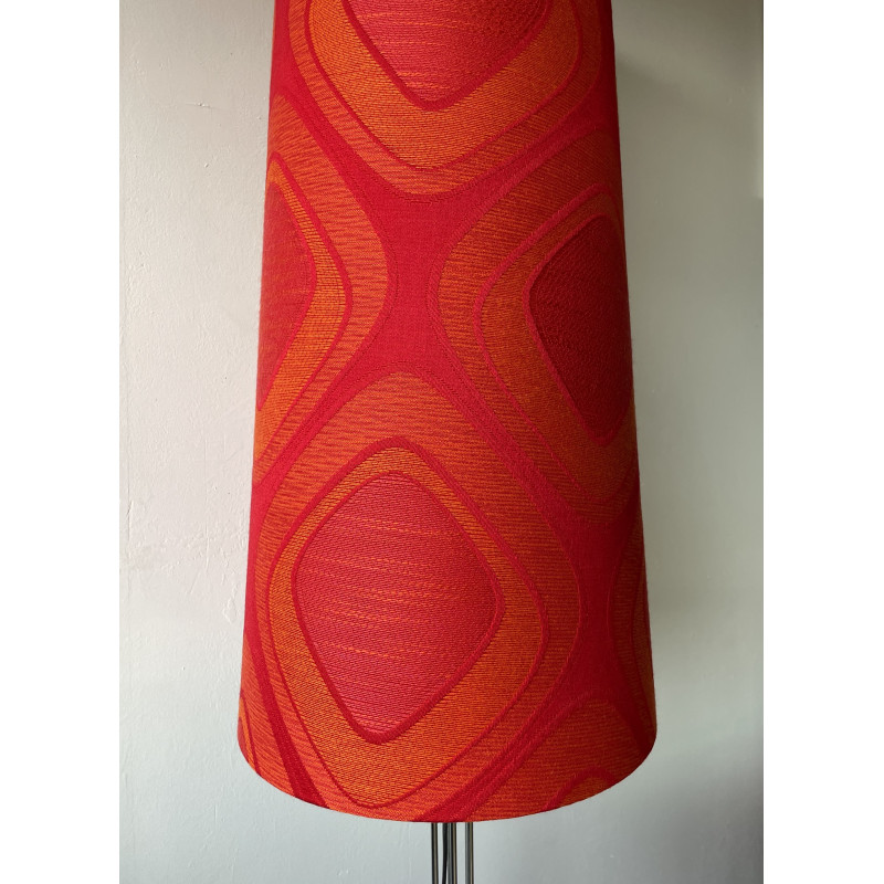 Lampshade Amulette H87cm D35cm D25cm - vintage fabric