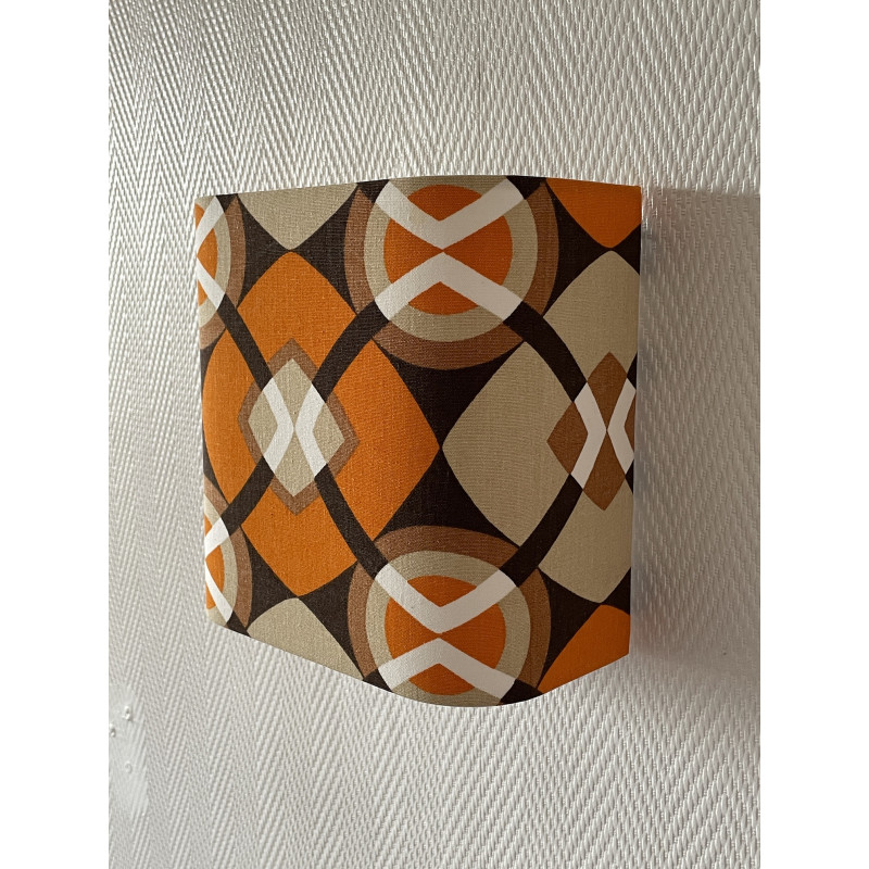 Wall lampshade Carman - mid-century fabric