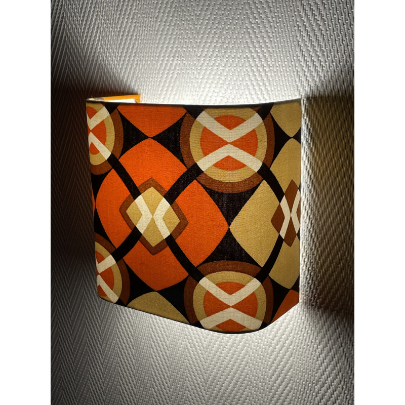 Wall lampshade Carman - mid-century fabric